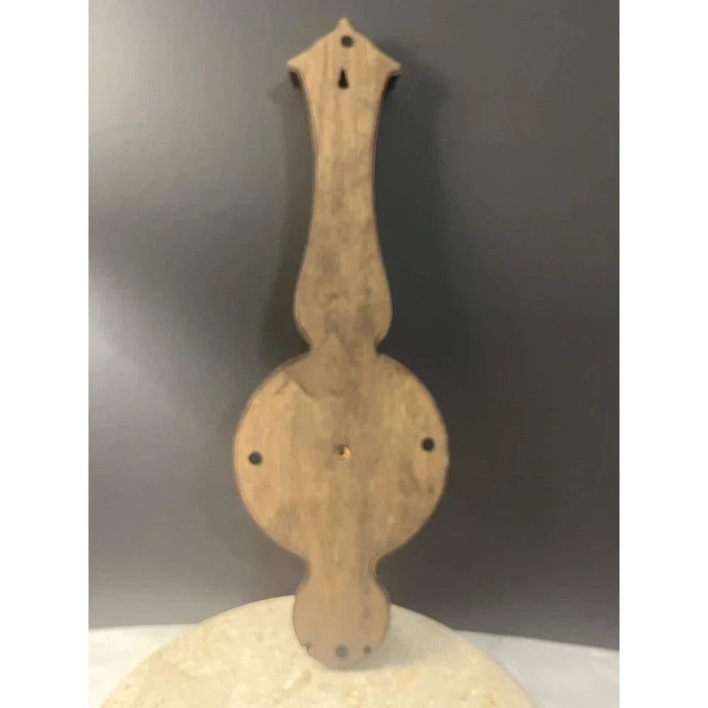 Wooden Barometer Taylor Instrument Companies Vintage Banjo  Weather Station